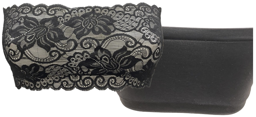 Lace and Seamless Tube Bandeau